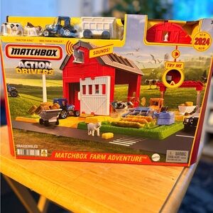 Matchbox Farm Adventure Set - Red, White, and Blue
